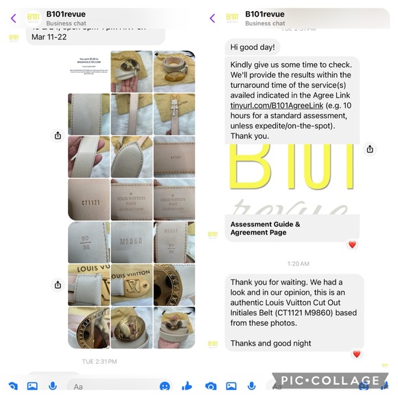 🌸SOLD🌸Louis Vuitton Cut Out Initiales Belt - Picture 3 of 15